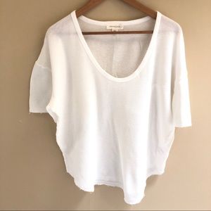 Treasure & Bond Sz Large Thermal T-Shirt, White